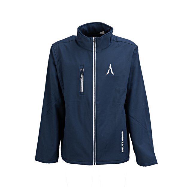 Foto van Softshell blauw heren DEUTZ-FAHR
