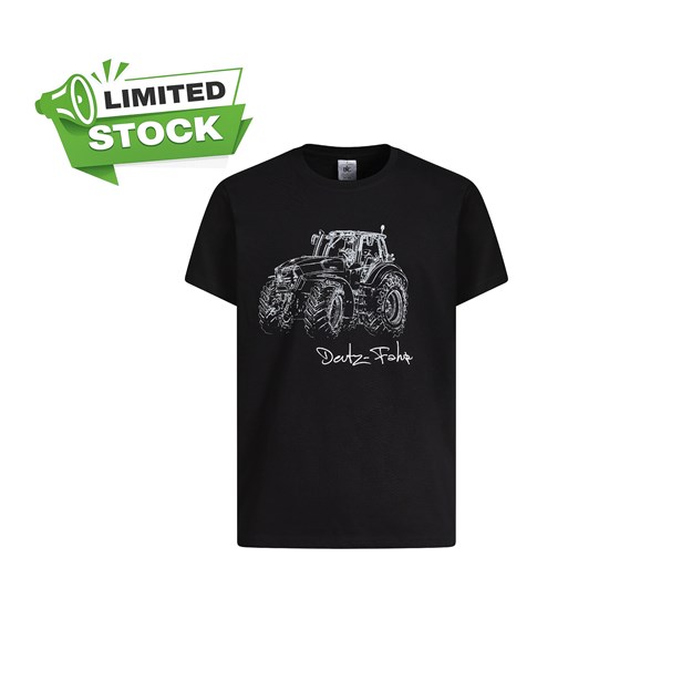 Foto van T-shirt zwart heren DEUTZ-FAHR